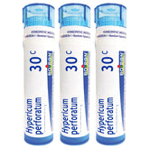 Boiron Hypericum perforatum 30c: paquete práctico de gránulos para uso diario.