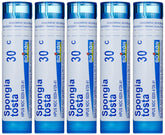 Boiron Spongia Tosta 30C: pellets que se disuelven rápido para tomar al primer síntoma.