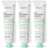 Pasta Boka sin fluoruro con nano-hidroxiapatita Ela Menta para cuidado diario del esmalte.