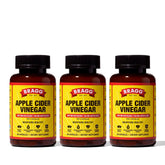 Bragg ACV Capsulas frente a la botella para incluir ACV en la rutina diaria.