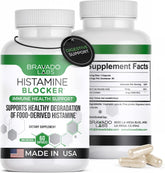 Bravado Labs DAO cápsula, apoyo digestivo diario para la histamina