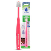 Brilliant cepillo para niños con cabeza redonda y cerdas suaves para higiene suave