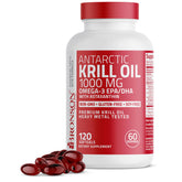 Bronson aceite de krill antártico en cápsulas para uso diario.
