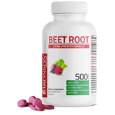 Bronson Remolacha Extra Fuerza, botella frente, apoya función cardiovascular con nitratos naturales.