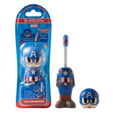 Brush Buddies Capitán América cepillo infantil con cerdas suaves para niños