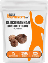 Glucomannan BulkSupplements: polvo Konjac raíz extracto para fibra diaria