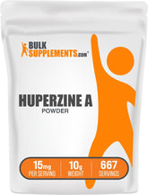 BulkSupplements Huperzine A en frasco, polvo listo para uso diario
