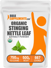 BulkSupplements polvo-ortiga-organica: polvo para apoyo diario de bienestar.