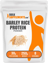 BulkSupplements proteína de cebada y arroz en envase de 250 g para batidos
