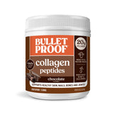 Bulletproof Chocolate Collagen con MCT en batido cremoso para energía y piel radiante.