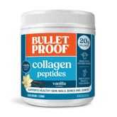 Bulletproof colágeno vanilla con MCT, frasco de 14-3 onzas para mezclar en bebidas.