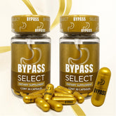 Bypass Select dos unidades cápsulas: apoyo digestivo diario y equilibrio metabólico.