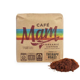 Cafe Mam: bolsa de café orgánico con aroma tostado, ideal para una experiencia sensorial suave.