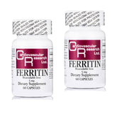 Cardiovascular Research Ferritin 5 mg, botella de cápsulas para uso diario