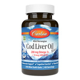 Carlson Aceite de Hígado de Bacalao Minis: botella para uso diario de omega-3.