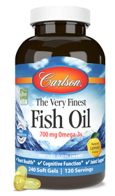 Carlson aceite de pescado Noruego en bote, fuente de omega-3 para la rutina diaria