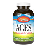Carlson ACES: botella de cápsulas blandas lista para uso diario.