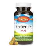 Carlson Berberina cápsulas vegetales; apoyo lipídico diario para la salud metabólica.