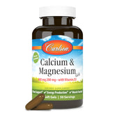 Carlson Cal-Mag Geles, frasco: apoyo diario para huesos y energía.