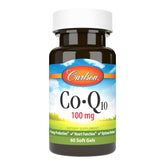 Carlson CoQ10: botella con cápsulas blandas para energía diaria