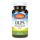 Carlson DLPA botella con cápsulas de fenilalanina 500 mg para uso diario