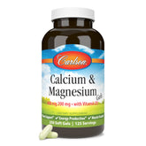 Carlson geles calcio-magnesio en proporción 2:1 para apoyo óseo.