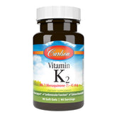 Carlson K2 MK-7 45 mcg en bote softgel para apoyo óseo