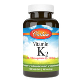 Carlson K2 MK7 softgel en botella para uso diario