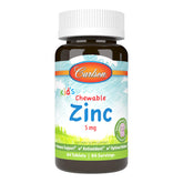 Carlson Kids Zinc masticable en sabor baya mixta para uso diario.