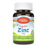 Carlson Zinc para niños: tabletas en forma de animal para apoyo diario.
