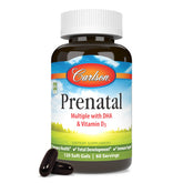 Carlson Labs Pre-Natal: botella frontal, posible apoyo nutricional durante el embarazo.