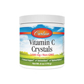 Carlson Labs Vitamina C: cristales sin OGM listos para consumo diario.