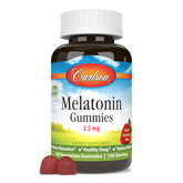 Gomitas Carlson de melatonina con sabor fresa natural para relajación nocturna