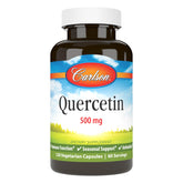 Carlson Quercetin 500 mg, cápsulas vegetarianas para apoyo diario de bienestar.