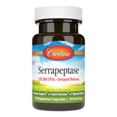 Carlson Serrapeptase, bote de 120000 SPUs para apoyo diario del bienestar.