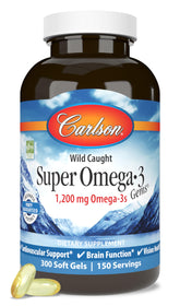 Carlson Super Omega-3 Gems, bote: posible apoyo a la salud cardíaca