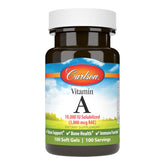 Carlson Vitamina A Solubilizada: botella con cápsulas suaves para la salud visual y la piel