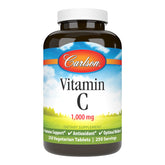 Carlson Vitamina C 1000 mg, tableta en botella, apoyo a la función inmune.