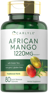 Carlyle African Mango 80 cápsulas: soporte diario para bienestar.
