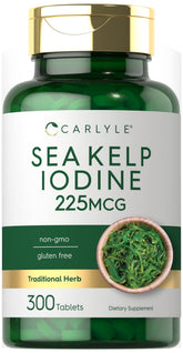 Carlyle alga marina con yodo en botella, complemento diario para apoyar la ingesta