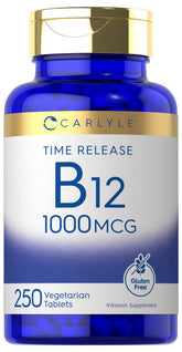 Carlyle B12 1000mcg tableta de liberación progresiva para energía sostenida
