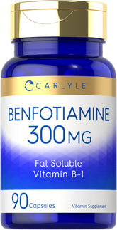 Carlyle Benfotiamina 300mg cápsula de liberación rápida para uso diario.