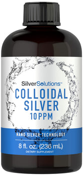 Carlyle Colloidal Silver, botella de 8 oz para uso diario seguro.