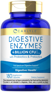 Carlyle Enzimas Digestivas en botella, soporte práctico para la digestión diaria