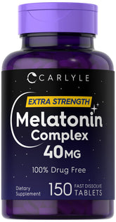 Carlyle Melatonina 40mg tableta disolucion rapida para dormir mejor