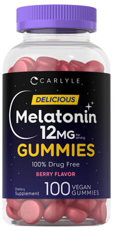 Empaque de Carlyle Melatonina 12 mg para dormir mejor