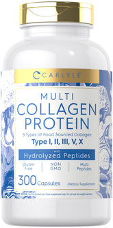 Carlyle Multi Colágeno Cápsulas 2000mg, envase principal, soporte para piel y articulaciones.