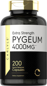 Botella de Carlyle Pygeum Africanum corteza para uso diario cómodo.