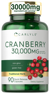 Carlyle arándano en botella, apoyo antioxidante diario.