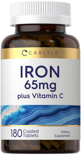 Carlyle Hierro 65 mg en tableta para uso diario y apoyo potencial de la ingesta de hierro